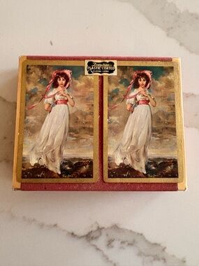 Vintage Decorative Playing Cards Box -